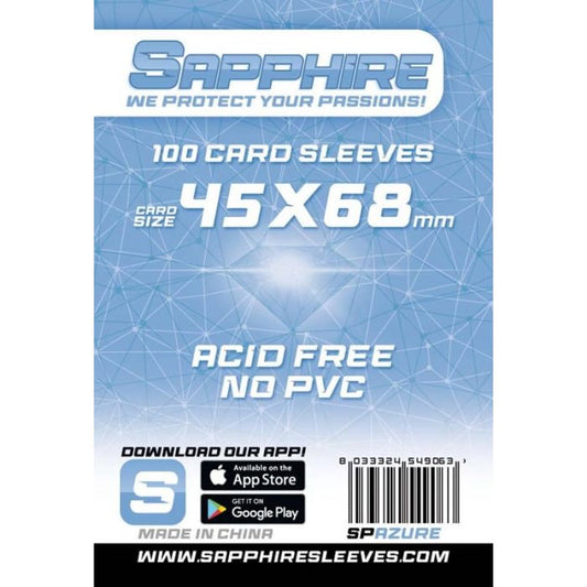100 Sapphire Azure Sachets (45x68)