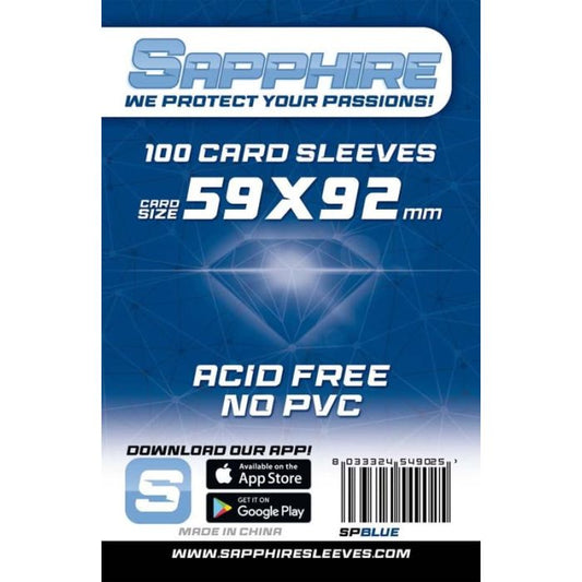 100 Sapphire Blue Sachets (59x92)