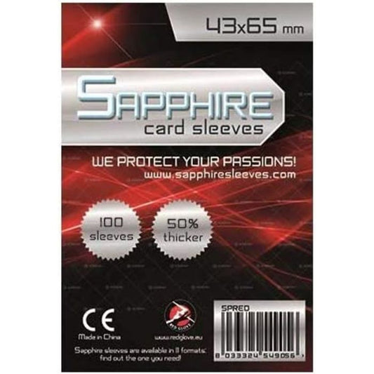 100 Sapphire Red Sachets (43x65)
