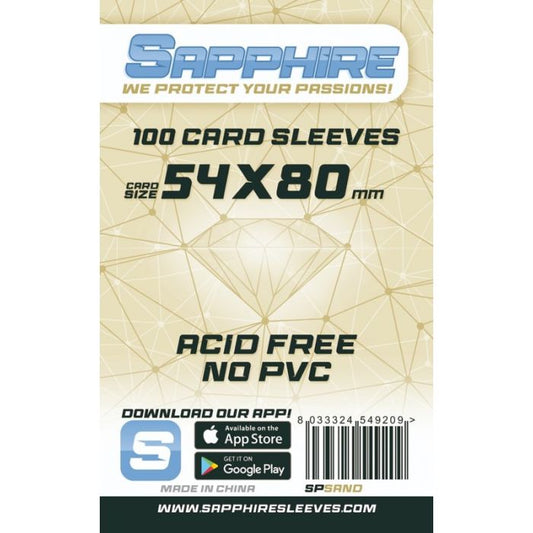 100 Sapphire Sand Sachets (54x80)