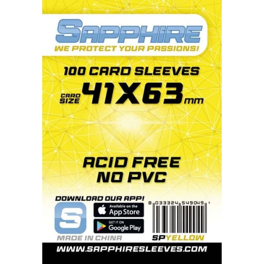 100 Sachets Sapphire Yellow (41x63)