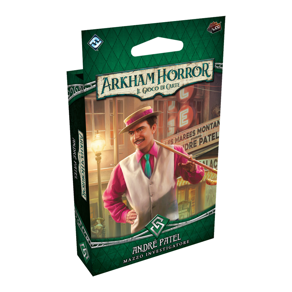 Arkham Horror LCG - André Patel - Mazzo Investigatore