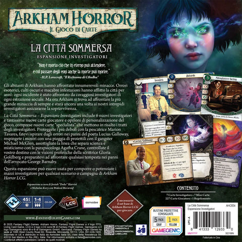 Arkham Horror LCG - La Città Sommersa - Investigatori