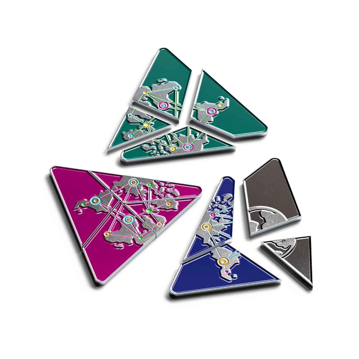 Triangulation: Deluxe Metal Tokens
