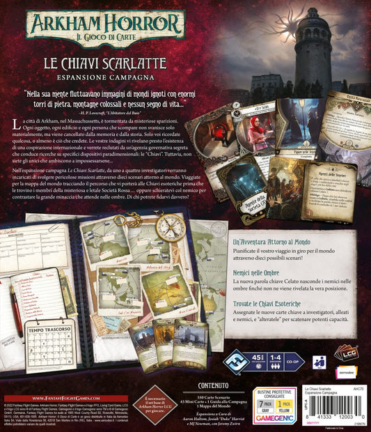 Arkham Horror LCG - Le Chiavi Scarlatte - Campagna