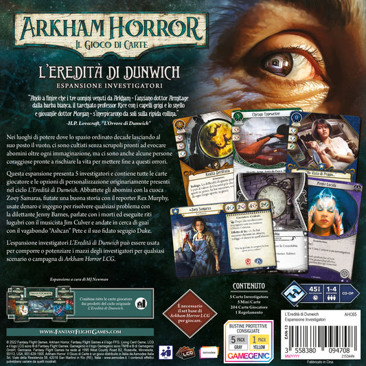 Arkham Horror LCG - L'Eredità di Dunwich - Investigatori