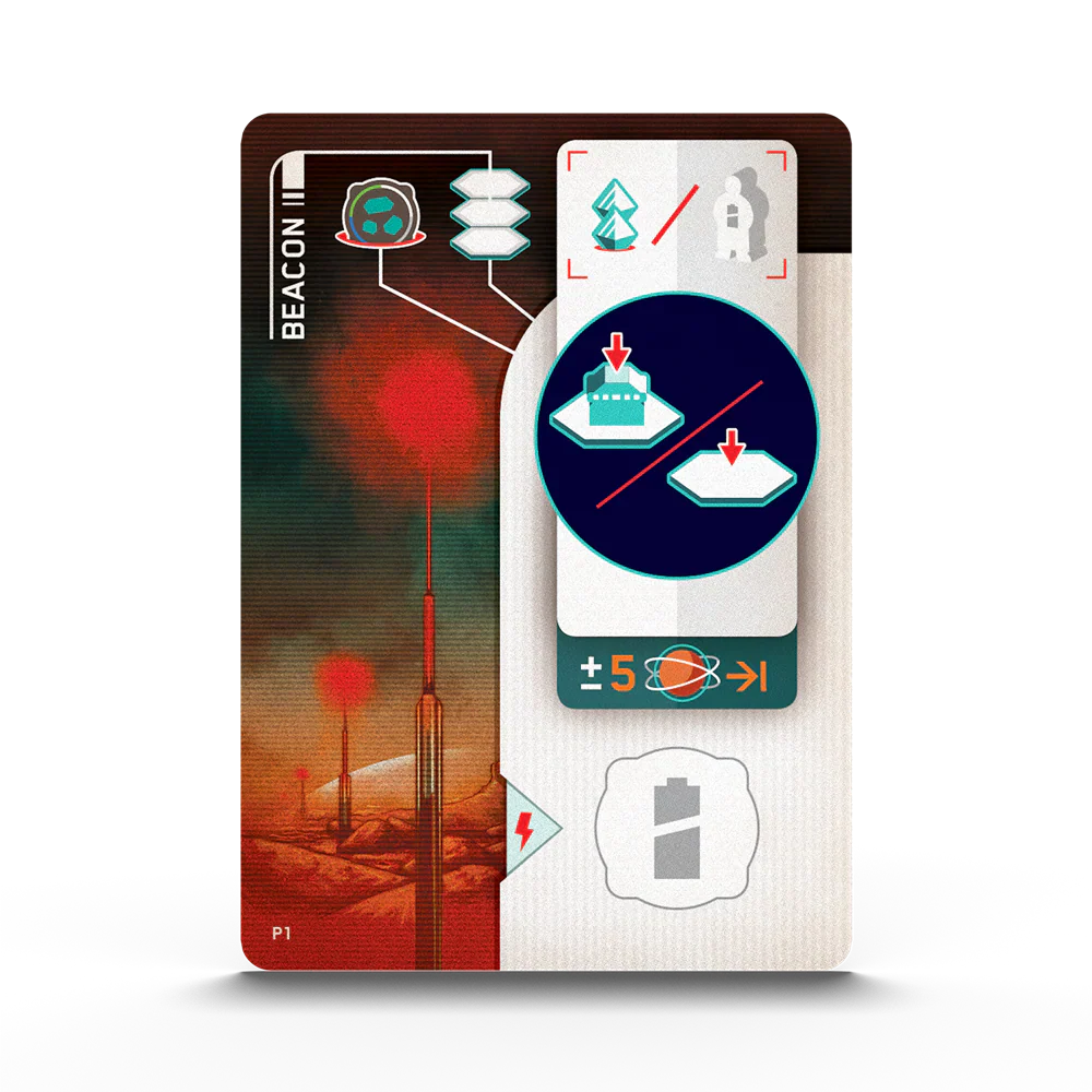 On Mars Alien Invasion - Wooden Alien Tokens