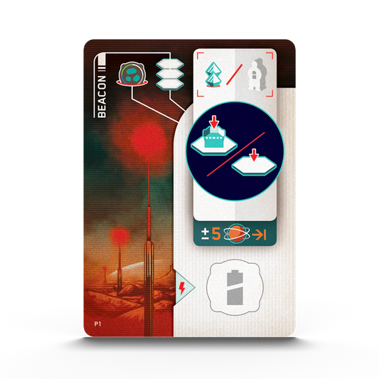 On Mars Alien Invasion - Wooden Alien Tokens