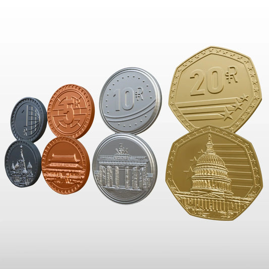 Hegemony - 85 Metal Coins 