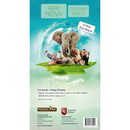 Ark Nova - Zoo Map Pack 2 Promo