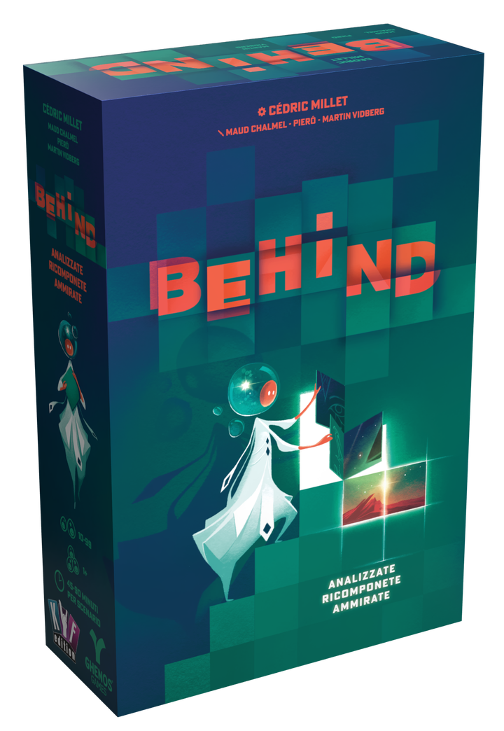 Behind