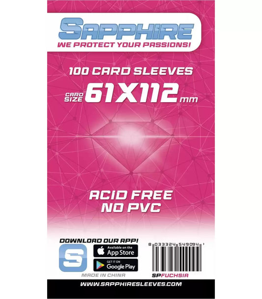 100 Sapphire Fuchsia Sachets (61x112)