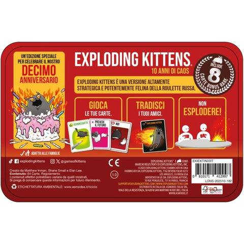 Exploding Kittens - 10 Anni di Caos