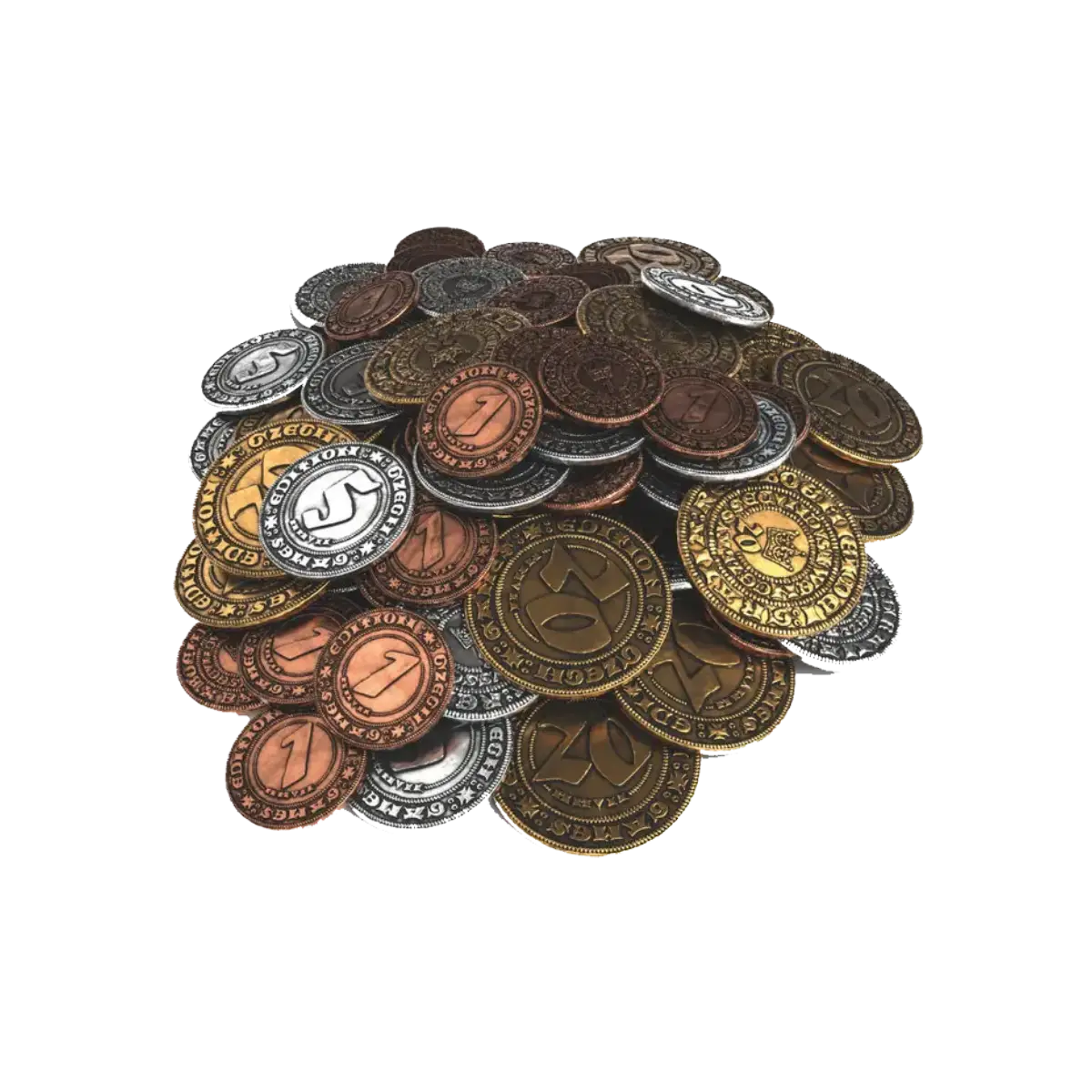 Kingdom Come Deliverance - The Board Game - Metal Coin Set