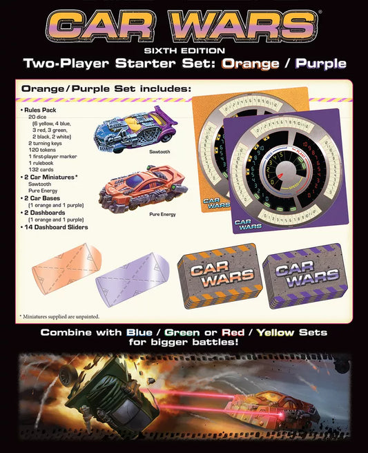 Car Wars Two-Player Starter Set: Orange/Purple (Sesta Edizione)
