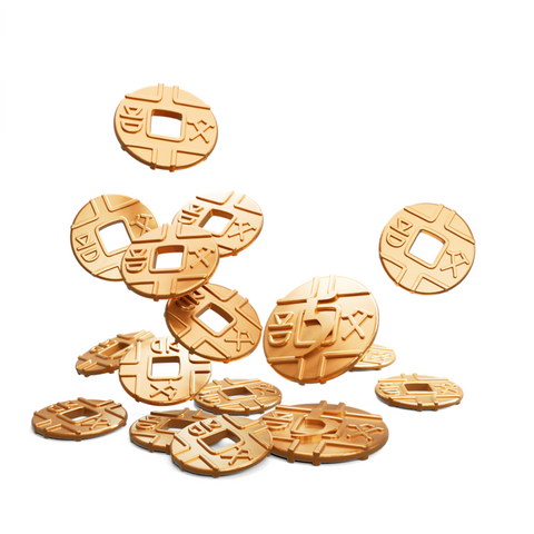 Hegemony - 85 Metal Coins 