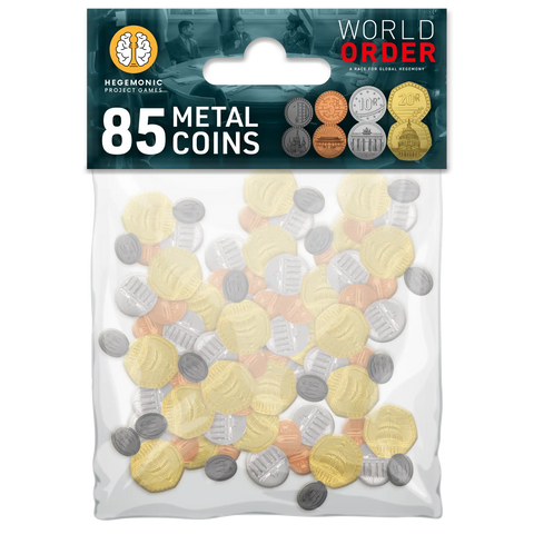 Hegemony - 85 Metal Coins 